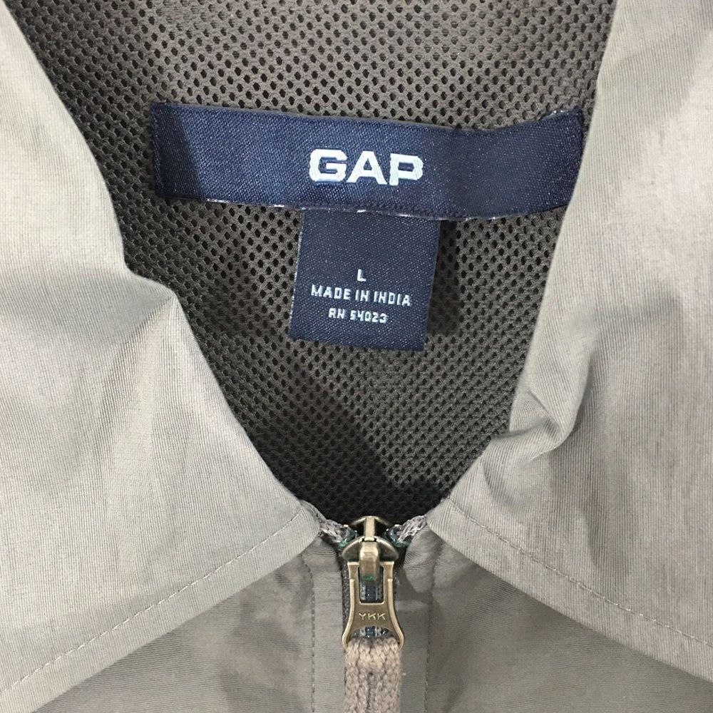 Gap Gray Front Zip Up Jacket - image 6